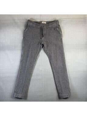 Taylor Stitch The Apres Pant Mens Medium Gray Knit Jogger Organic Cotton